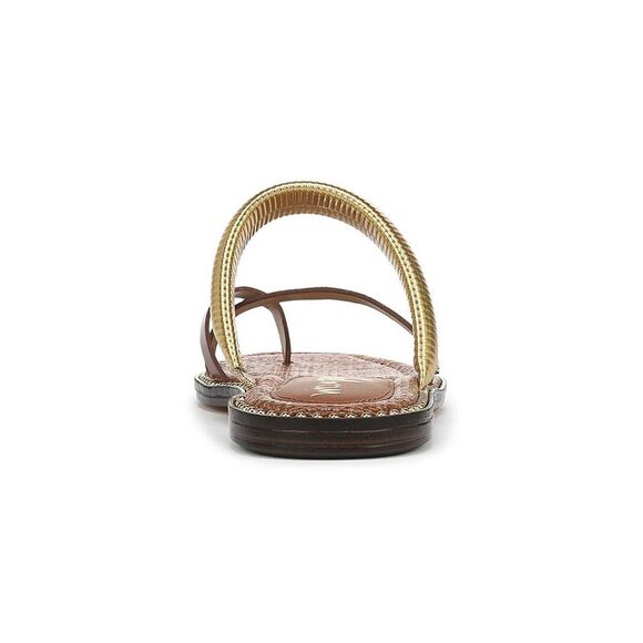 Sam Edelman Tillie Leather Slide, Brown - Picture 3 of 5
